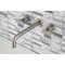 Kingston Brass KS8028CKL Two-Handle Wall Mount Tub Faucet, Brushed Nickel KS8028CKL - alternate 5